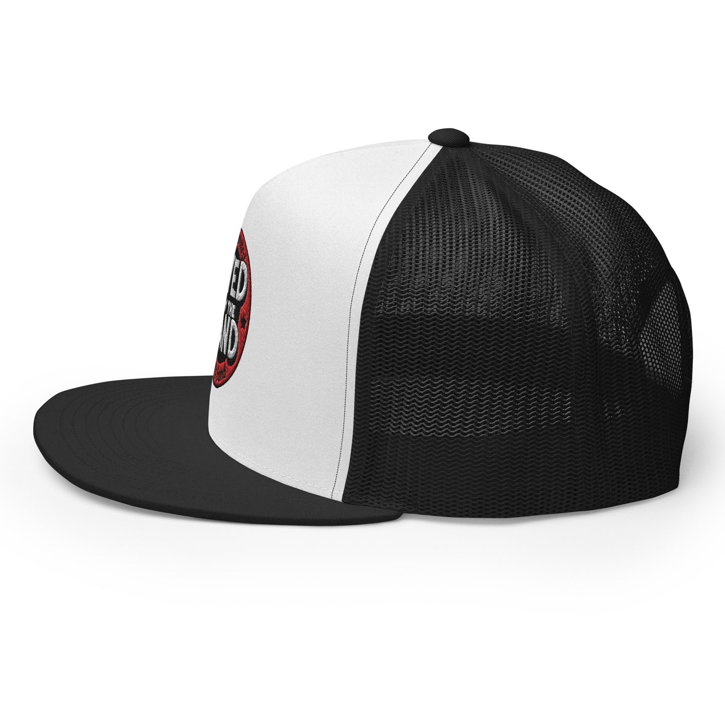 SAVED BY THE BAND NEW LOGO Trucker Cap