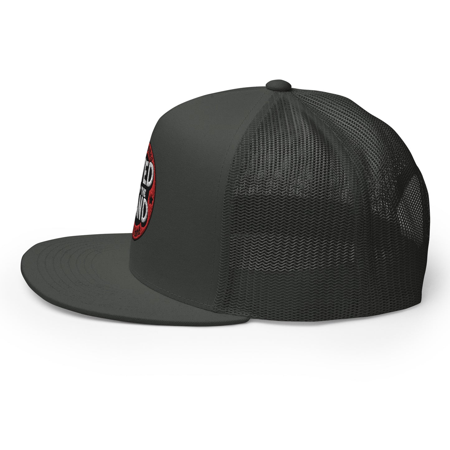 SAVED BY THE BAND NEW LOGO Trucker Cap