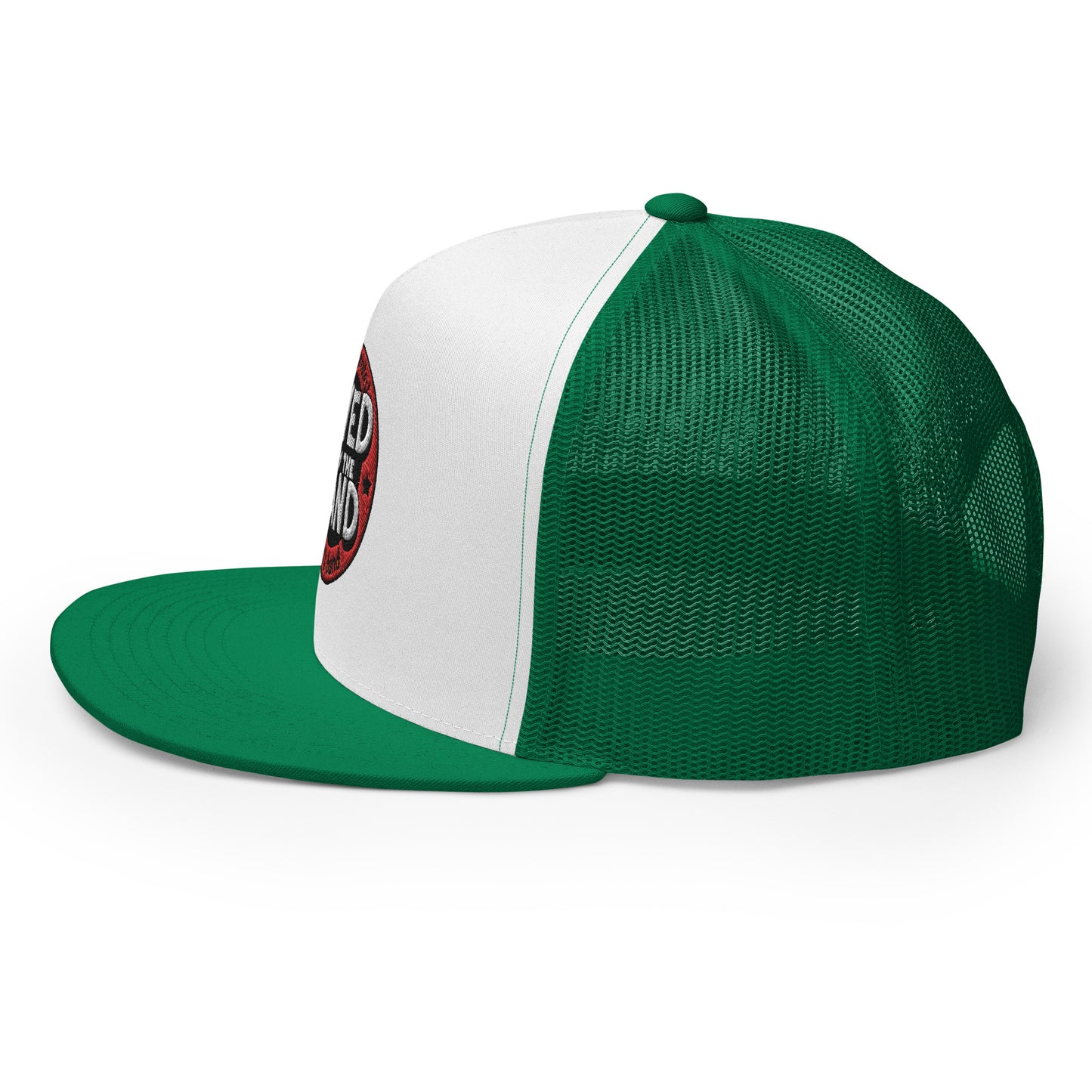 SAVED BY THE BAND NEW LOGO Trucker Cap