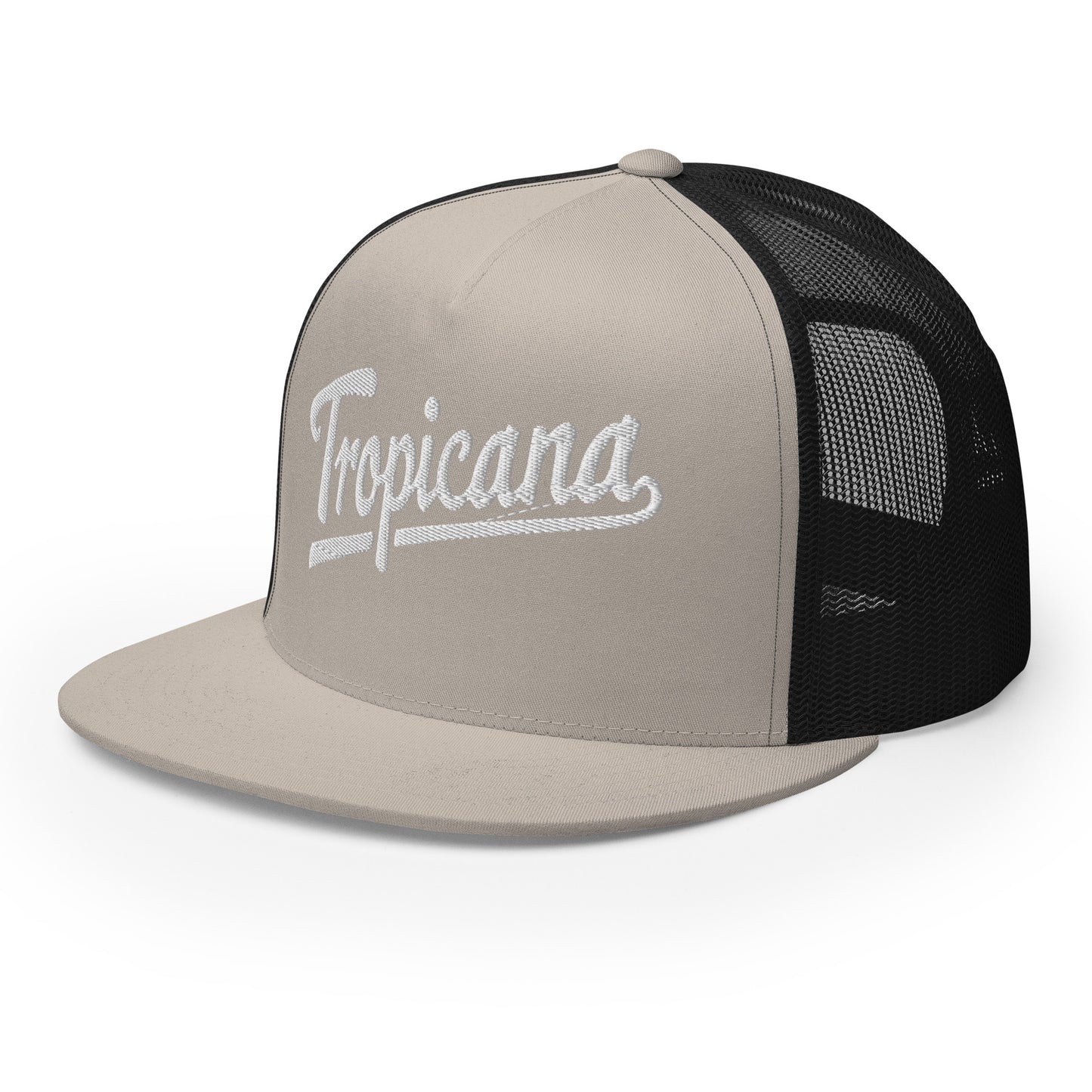 Tropicana 3D baseball logo Trucker Cap