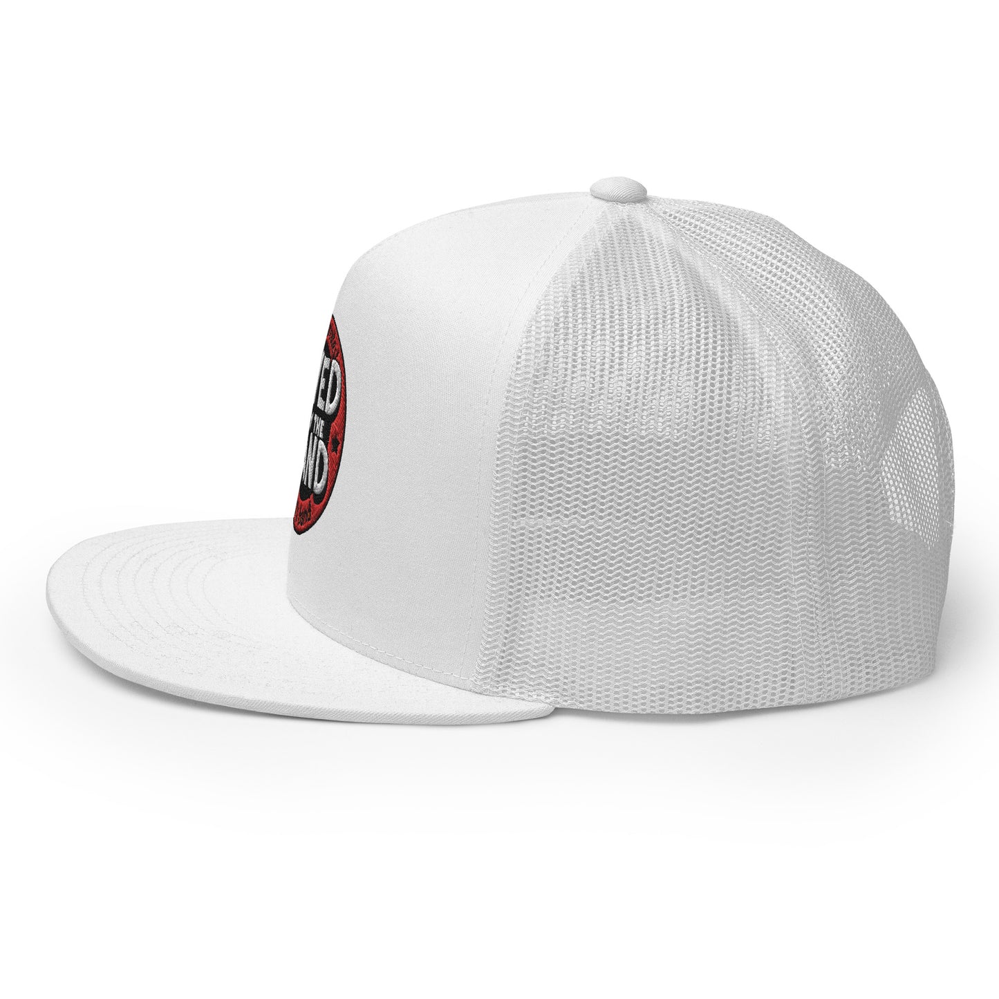 SAVED BY THE BAND NEW LOGO Trucker Cap