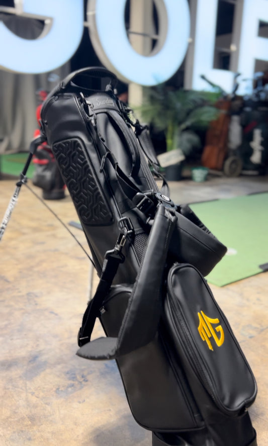 EL CAMINO x TROP TG LOGO | S-Class Leather Walking Golf Bag