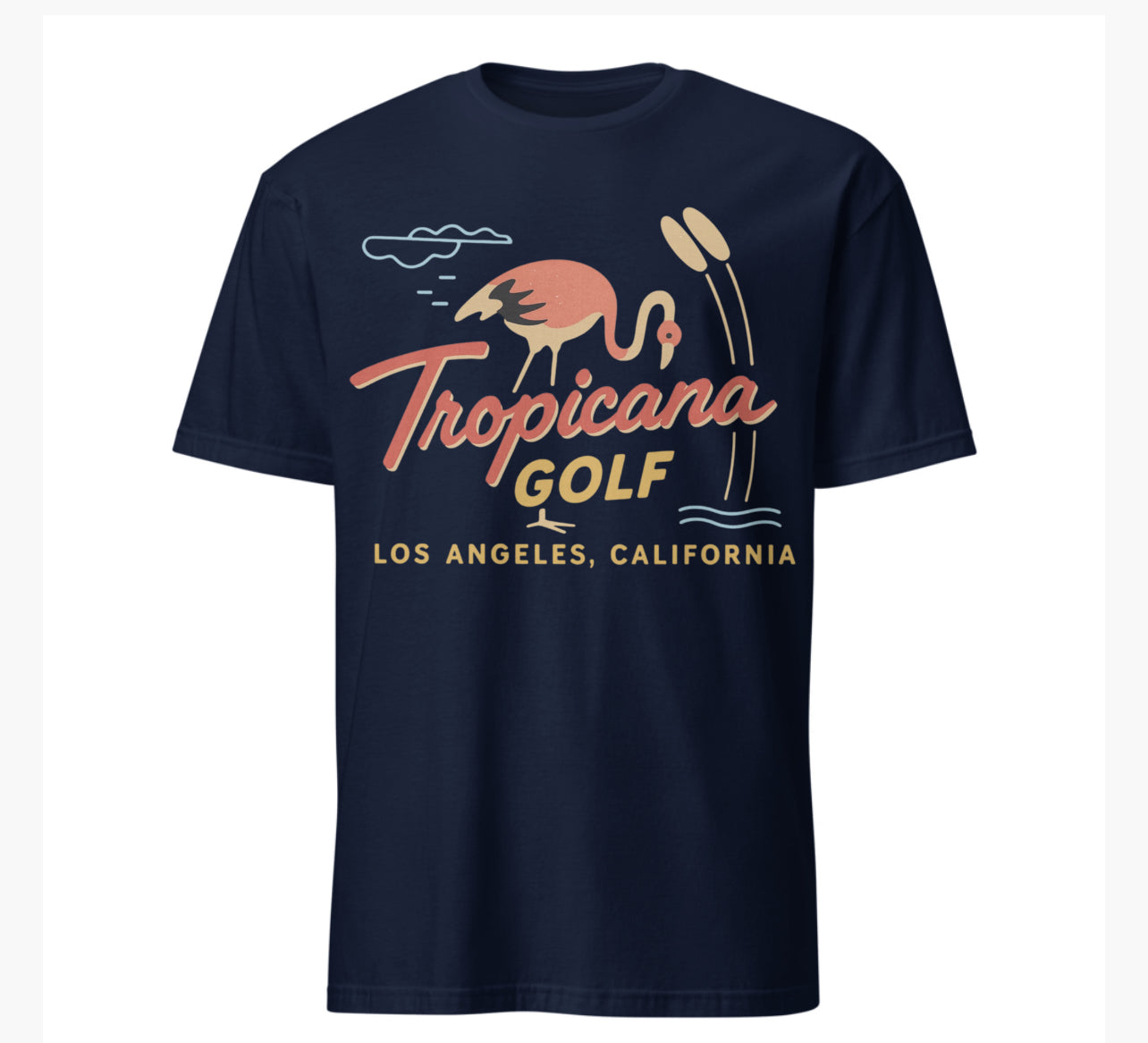 Tropicana Flamingo Short-Sleeve Unisex T-Shirt