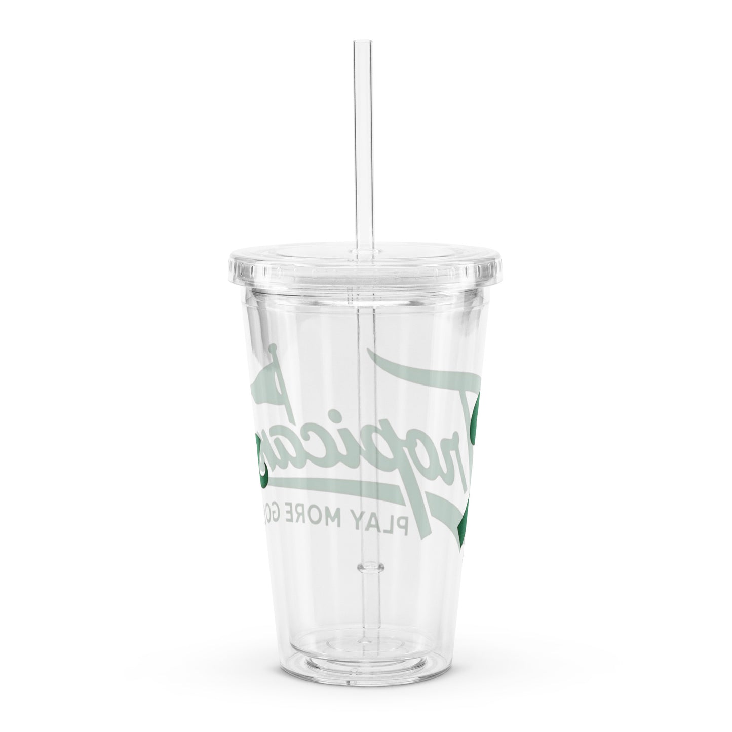 TROPICANA Clear plastic tumbler