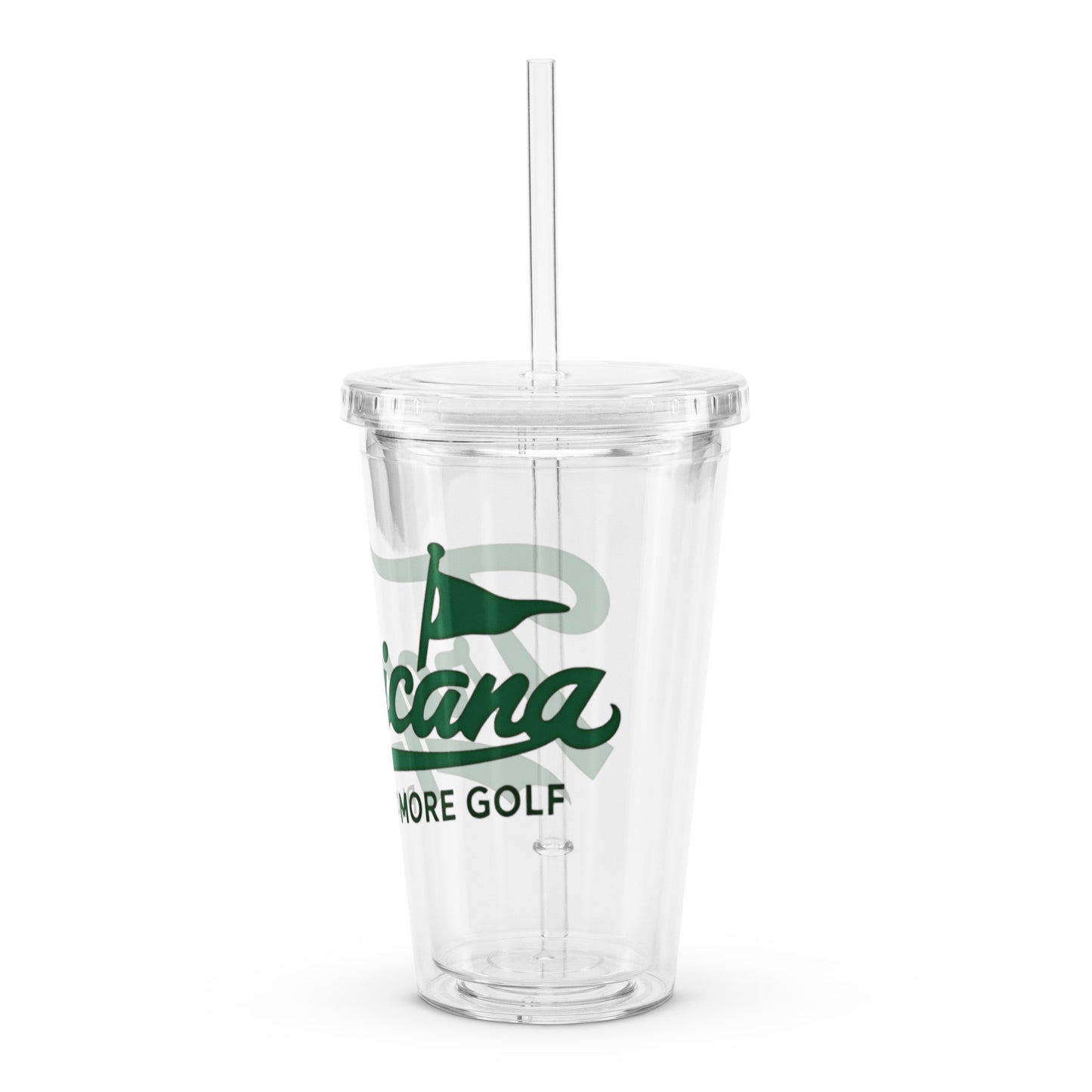 TROPICANA Clear plastic tumbler