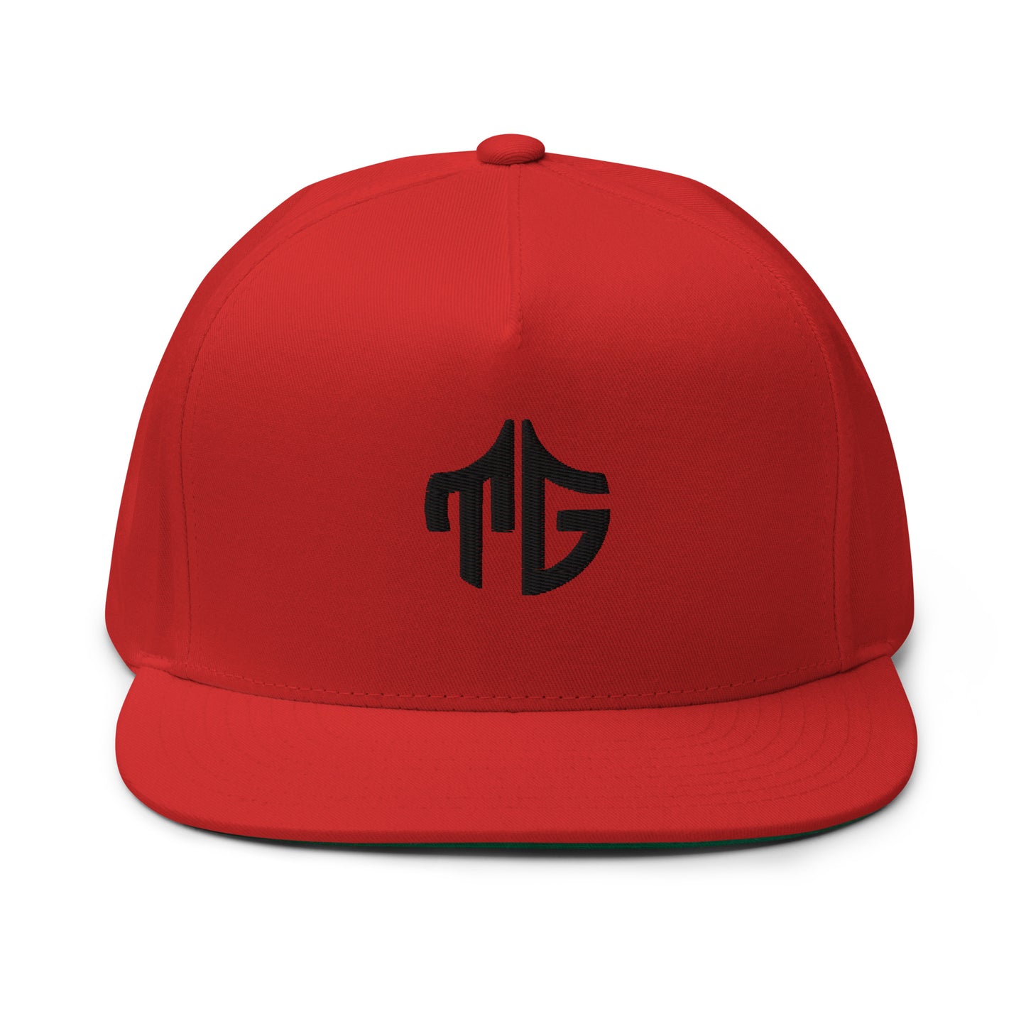 Tropicana Black Shield Flat Bill Cap