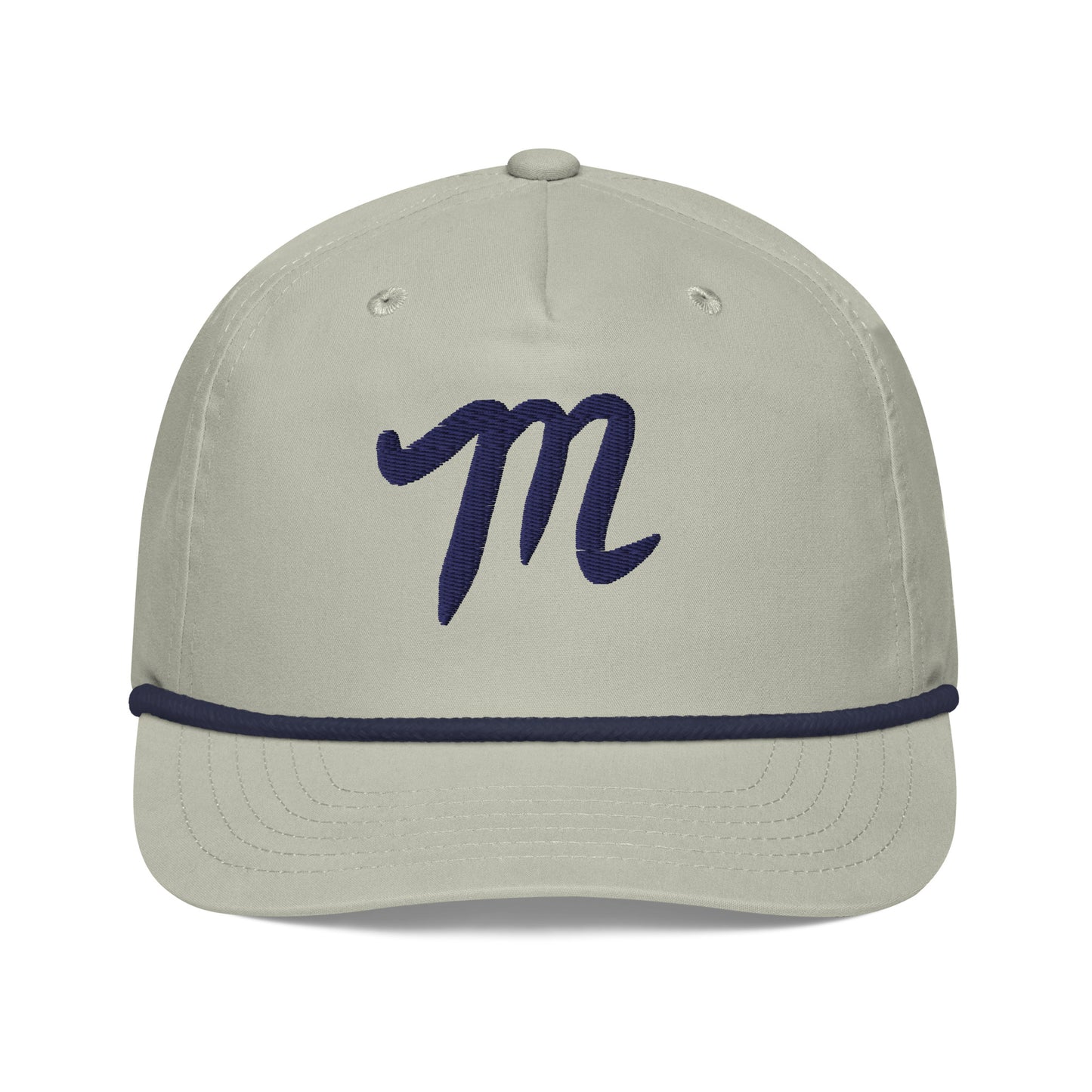 MANOLO NAVY Golf rope cap