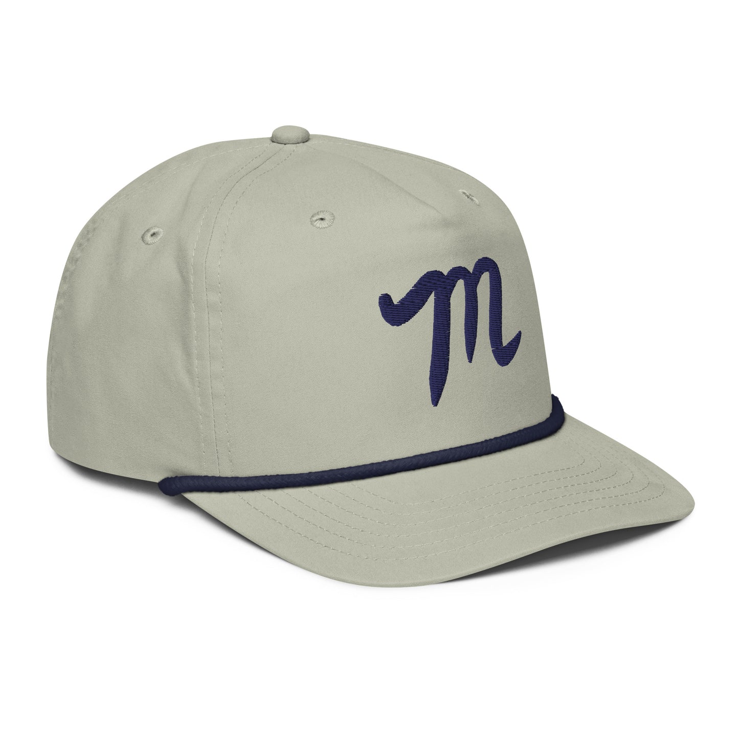 MANOLO NAVY Golf rope cap