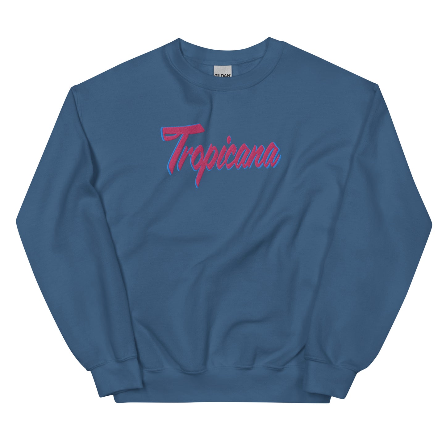 Tropicana Deco Embroidered Unisex Sweatshirt