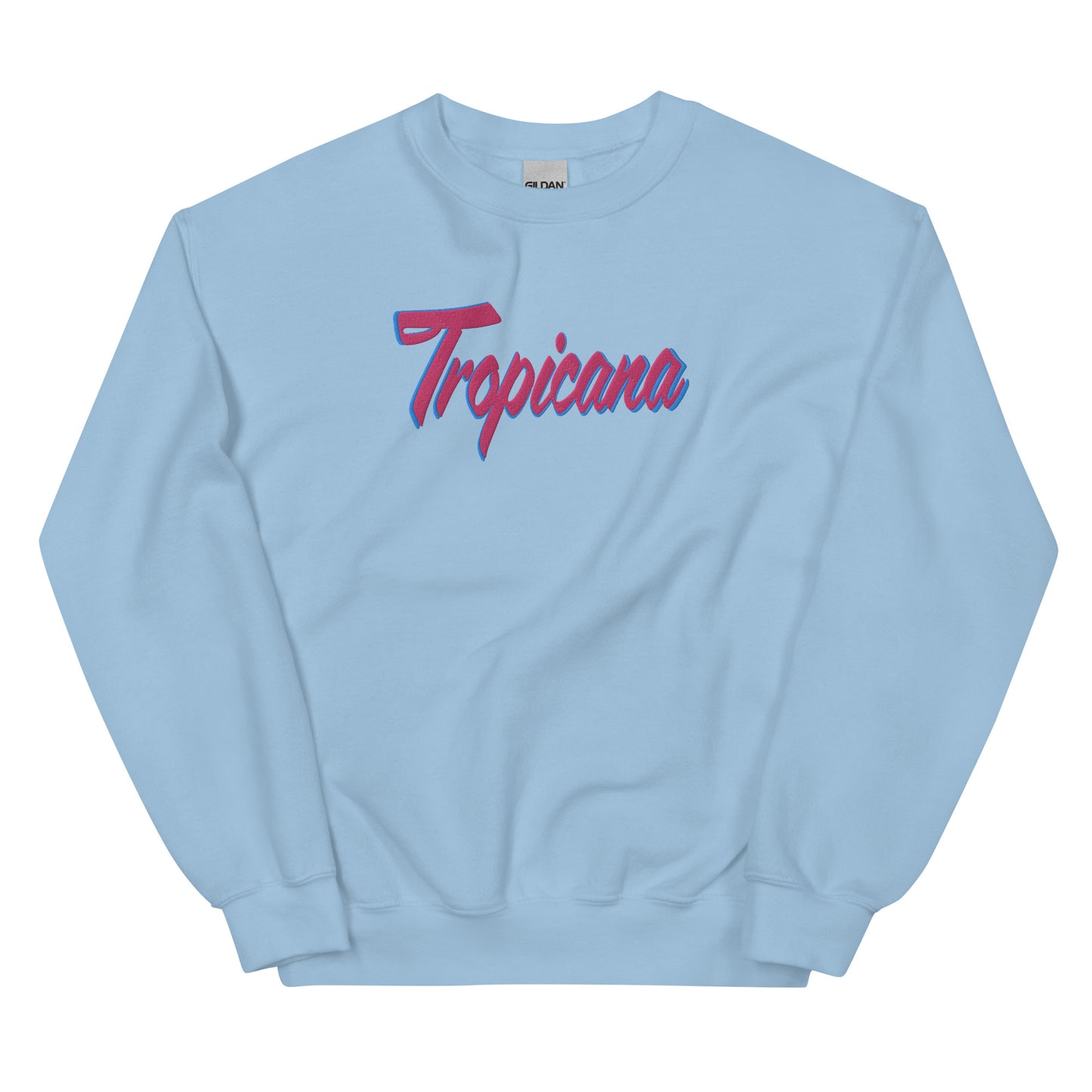 Tropicana Deco Embroidered Unisex Sweatshirt