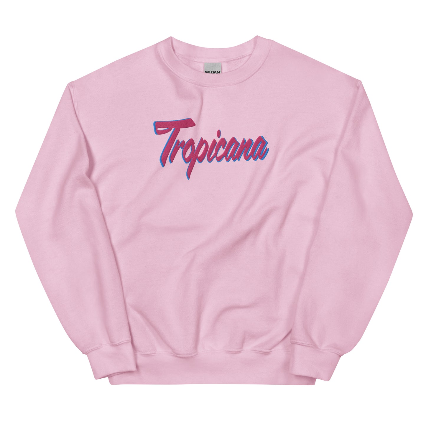 Tropicana Deco Embroidered Unisex Sweatshirt
