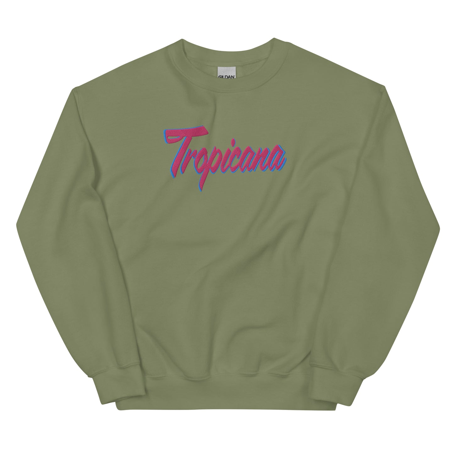 Tropicana Deco Embroidered Unisex Sweatshirt