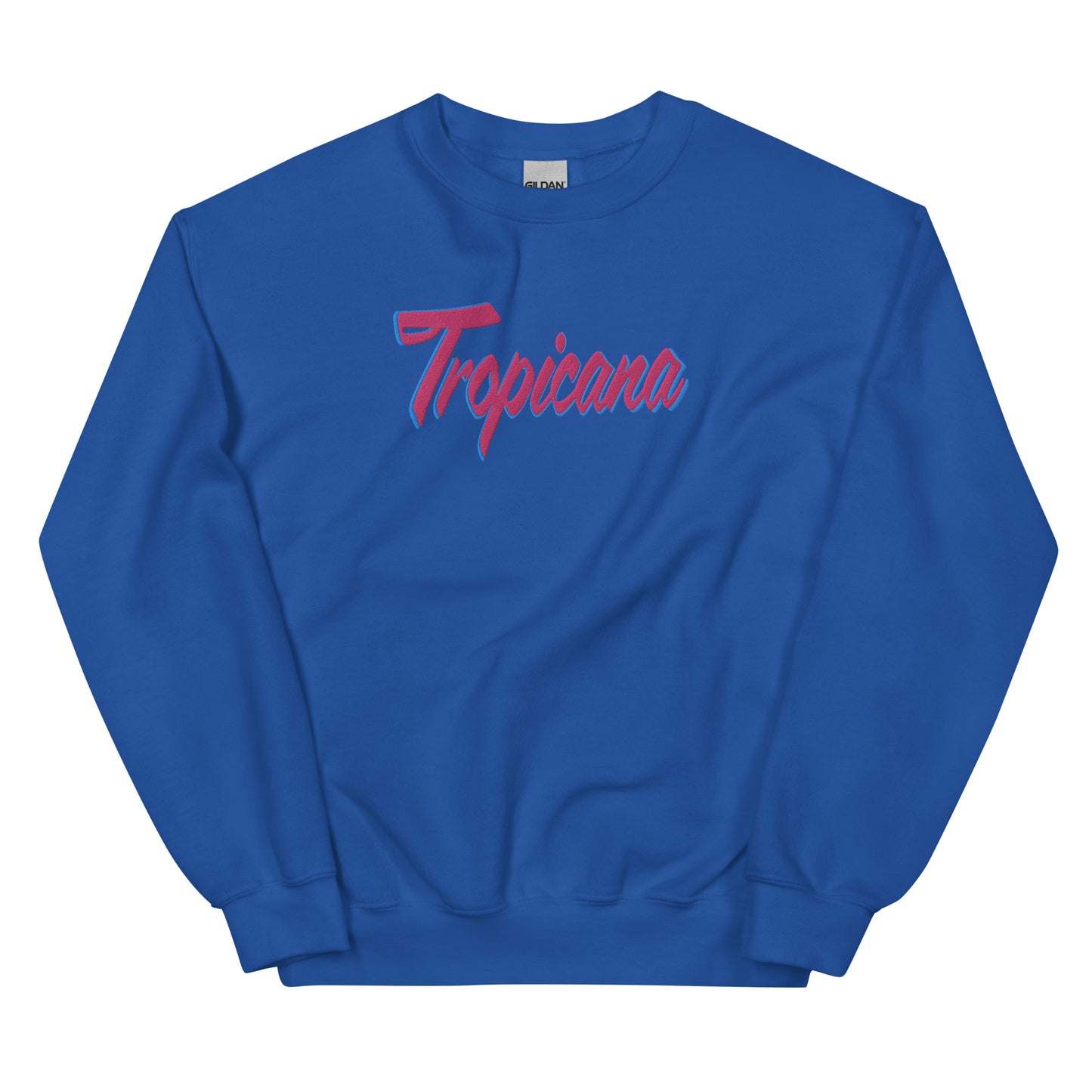 Tropicana Deco Embroidered Unisex Sweatshirt