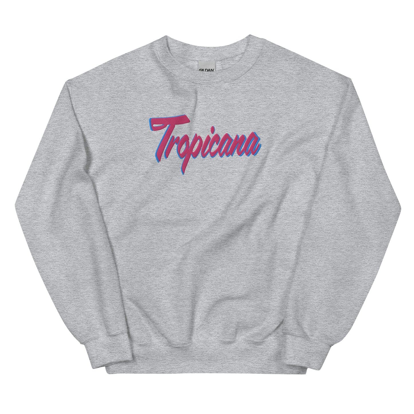 Tropicana Deco Embroidered Unisex Sweatshirt