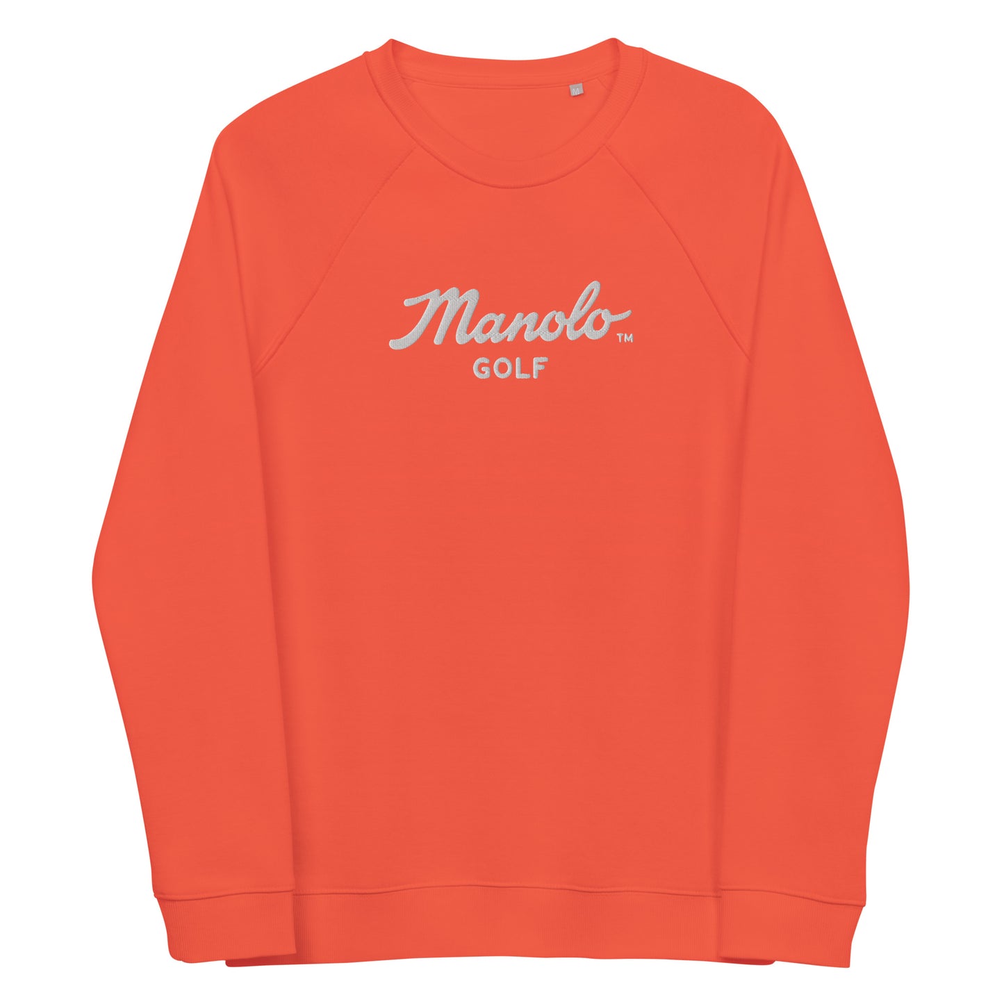 Manolo Crewneck Unisex organic raglan sweatshirt
