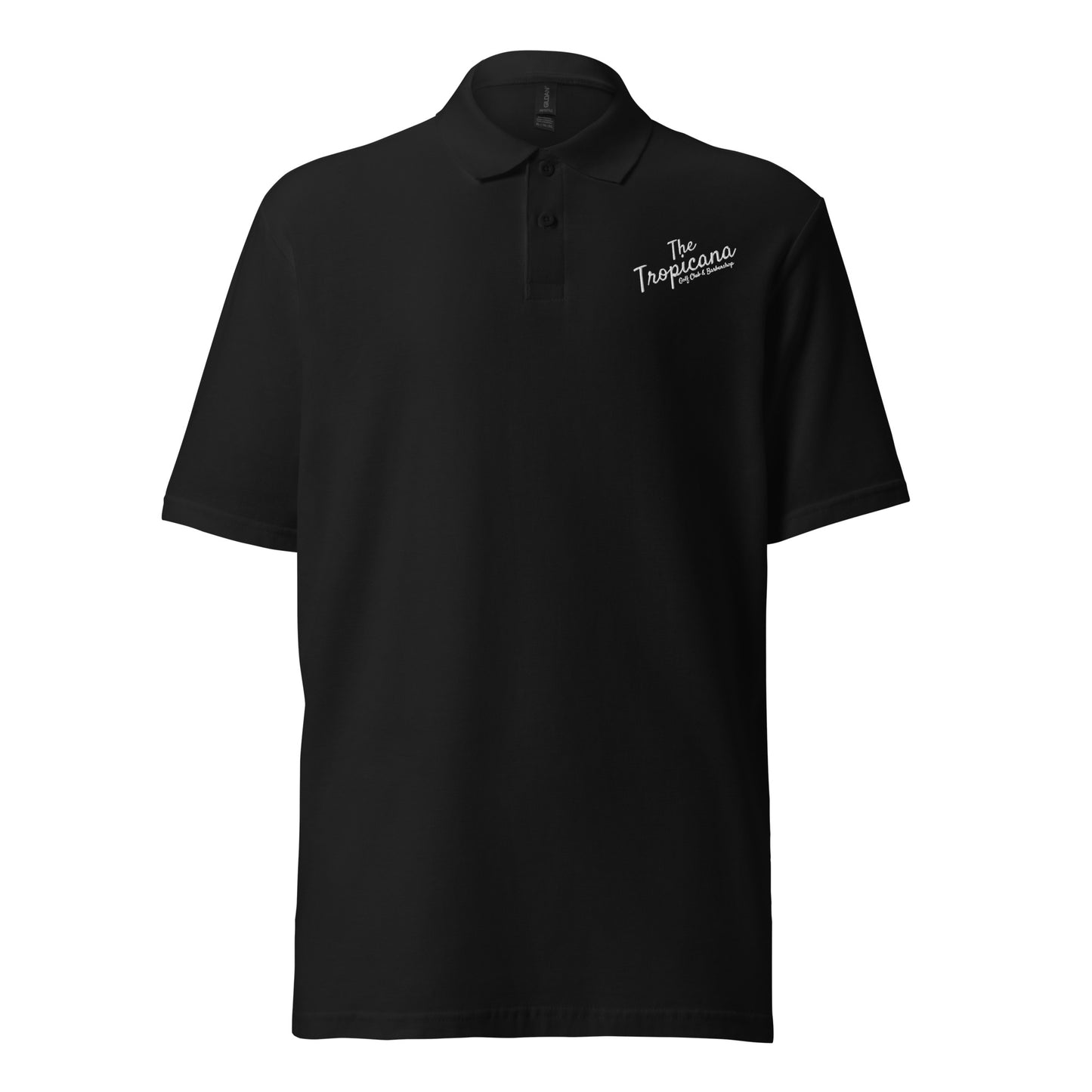 Hotel Tropicana pique polo shirt