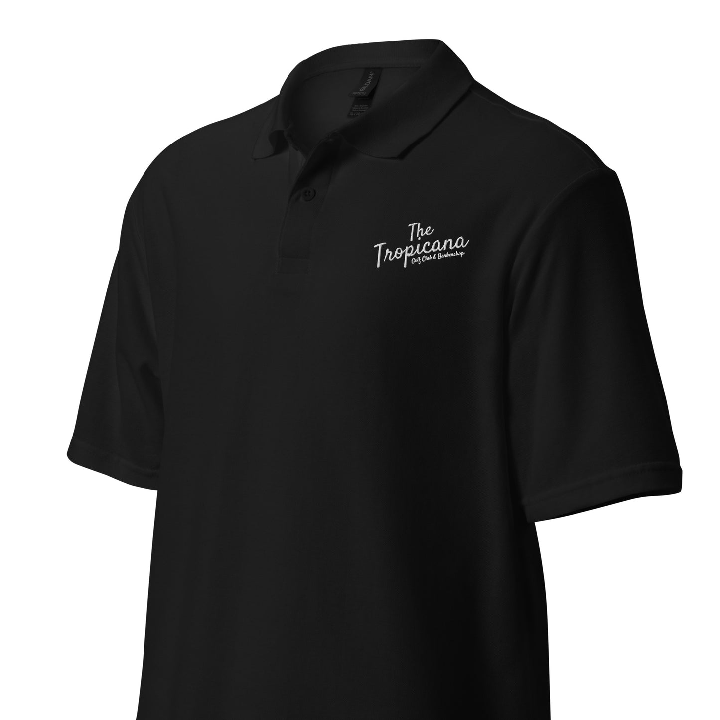 Hotel Tropicana pique polo shirt