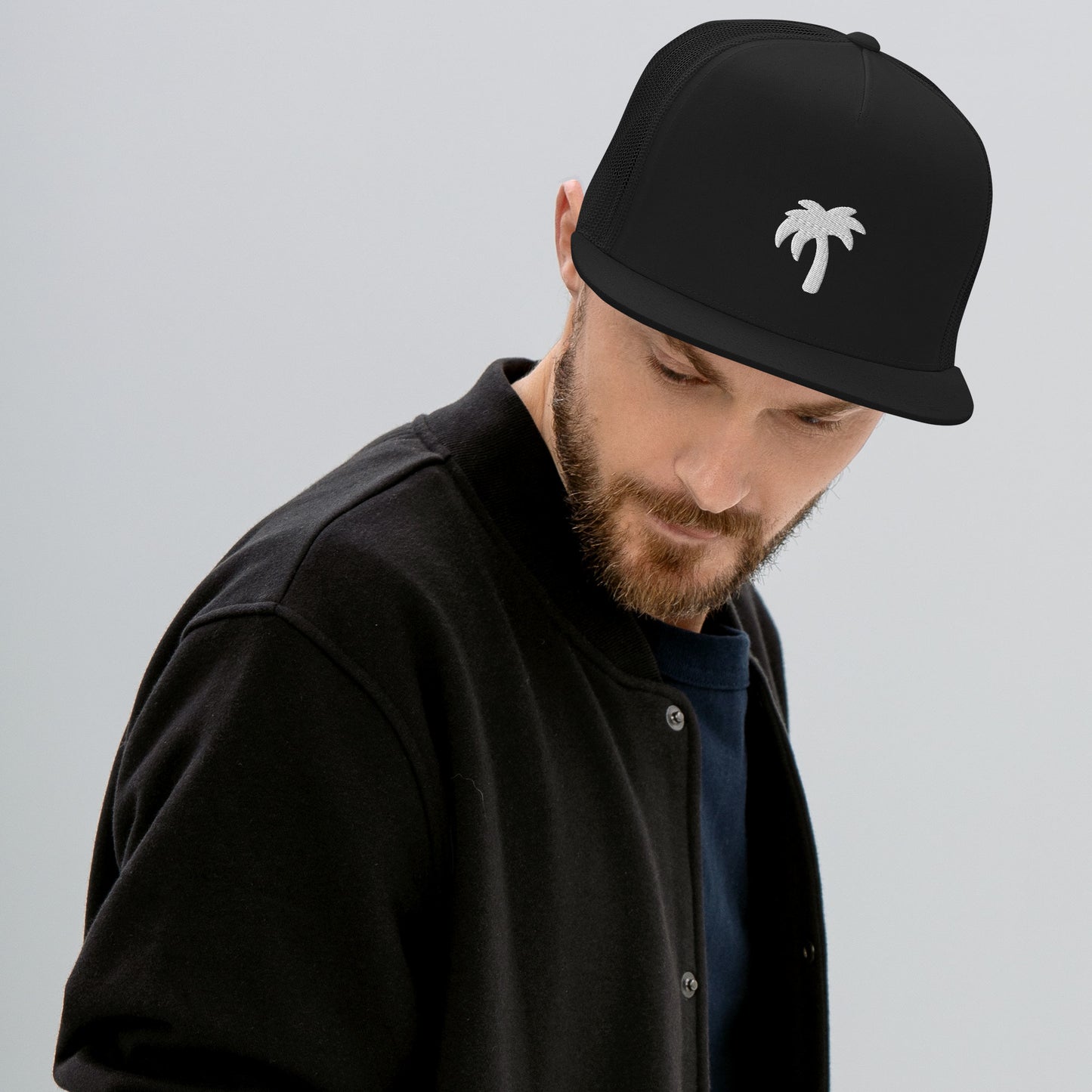 Black Hat White Palma Hat