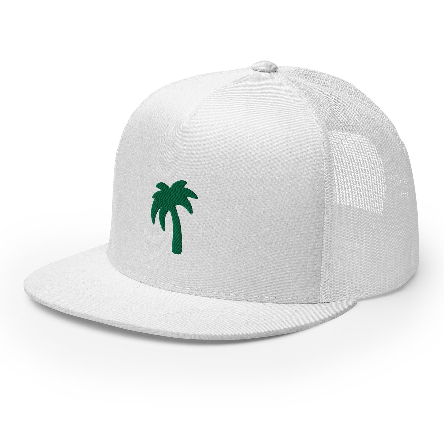 White Hat Green Palma Trucker