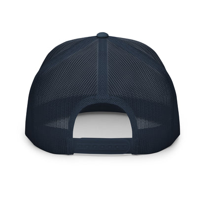 Black hat white Palma Trucker Cap