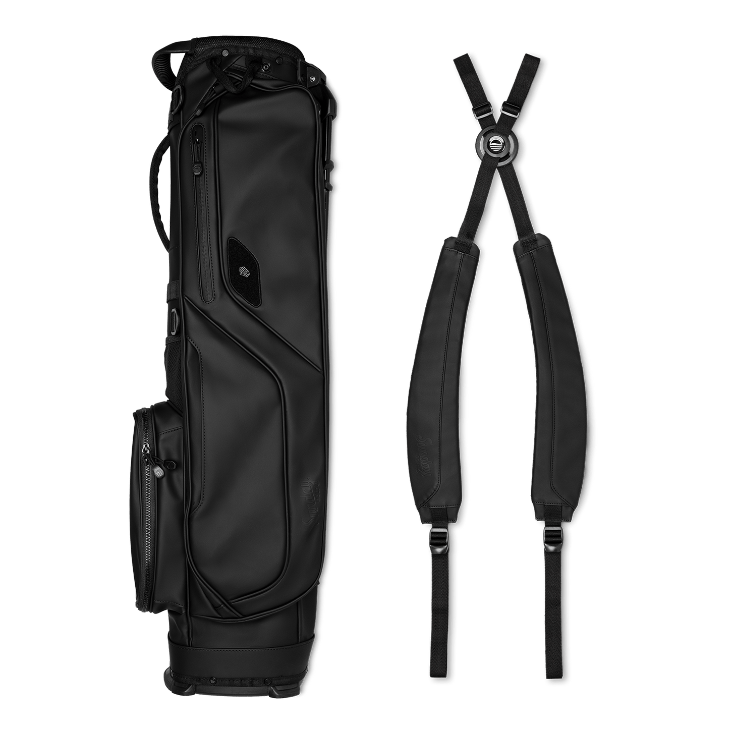 EL CAMINO x TROP TG LOGO | S-Class Leather Walking Golf Bag