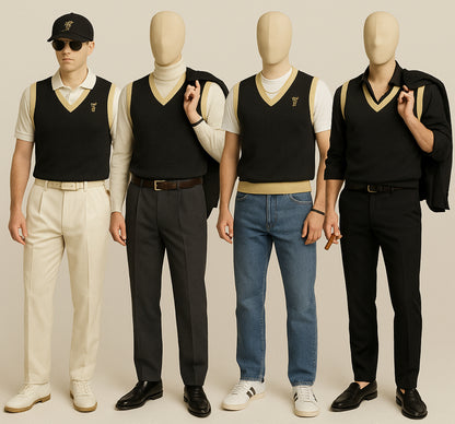 FRIDAY Knit V-neck vest