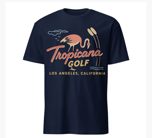Tropicana Flamingo Short-Sleeve Unisex T-Shirt