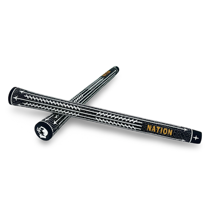 The Perfecto Cord-Tac Golf Grip (White Mid Size)