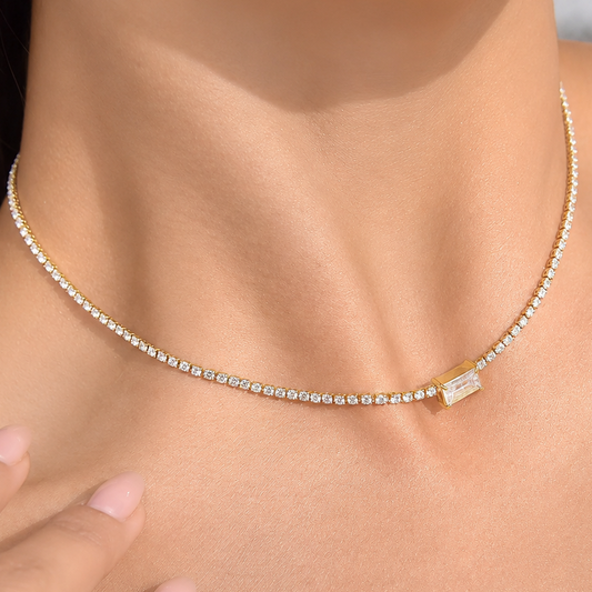 Riviera Tennis Necklace
