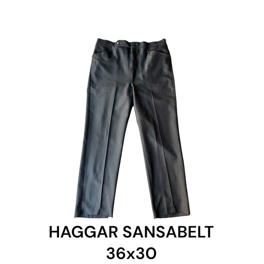 Haggar Sansabelt 36x30. Tan.