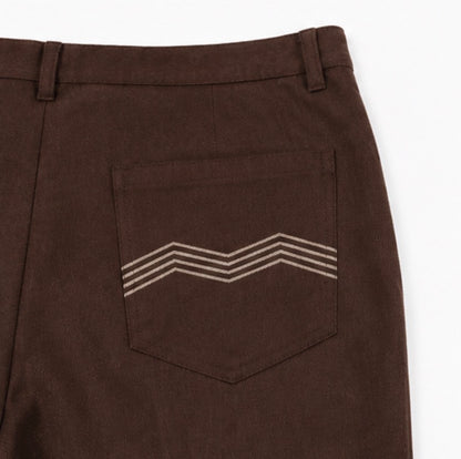 TROPICANA TROUSERS - CAPPUCCINO