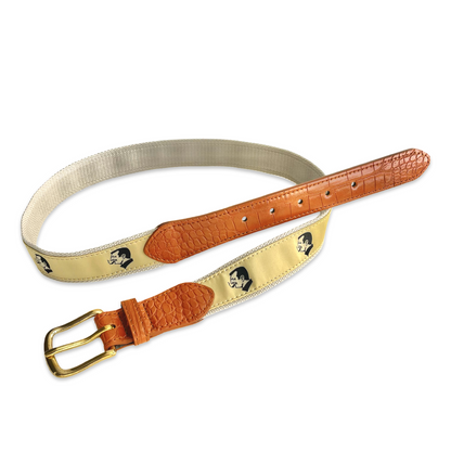 The Gator Ribbon Belt (Sand)