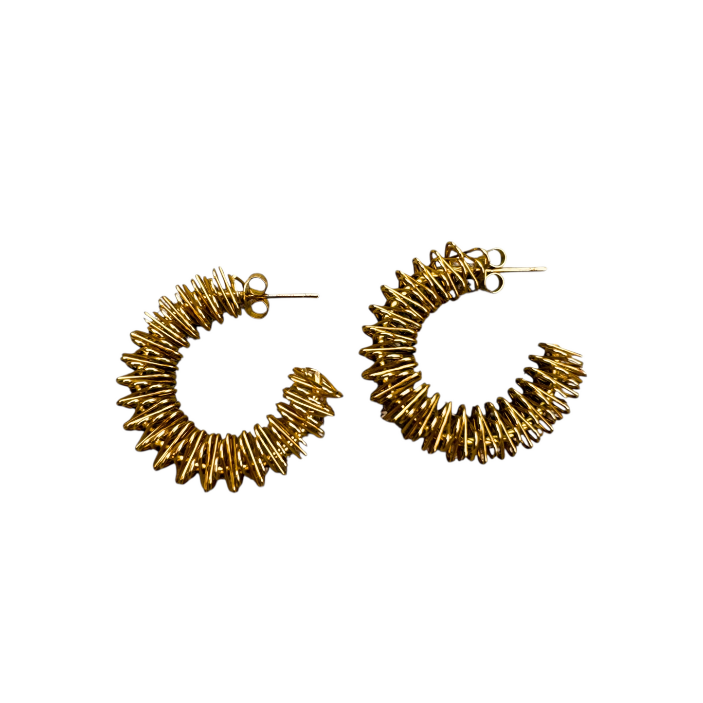 Textured Coil Hoops