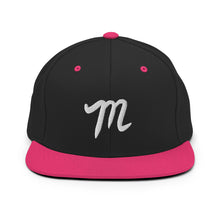 Load image into Gallery viewer, Manolo WHITE M Snapback Hat ANY COLOR HAT