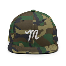 Load image into Gallery viewer, Manolo WHITE M Snapback Hat ANY COLOR HAT