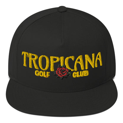 Tropicana Roses Flat Bill Cap