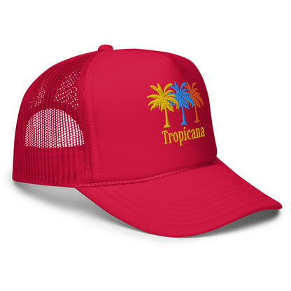 Tropicana Palm Foam trucker hat