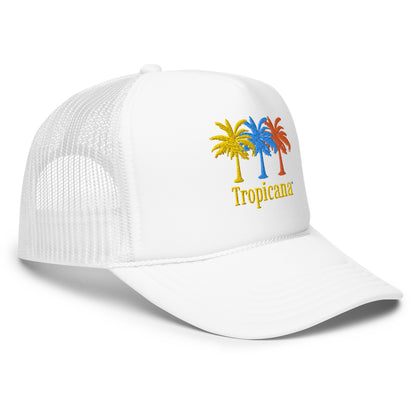 Tropicana Palm Foam trucker hat