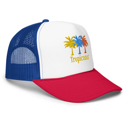 Tropicana Palm Foam trucker hat