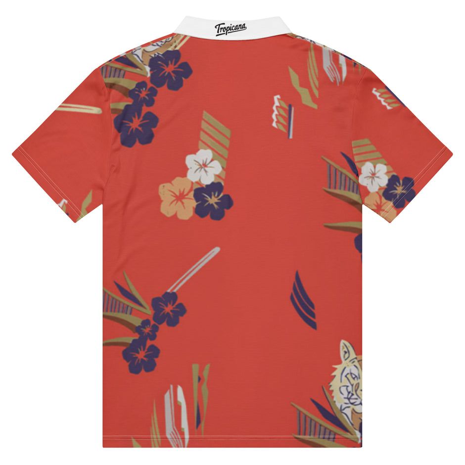 The Tropicana - Boys Coral Terry Polo