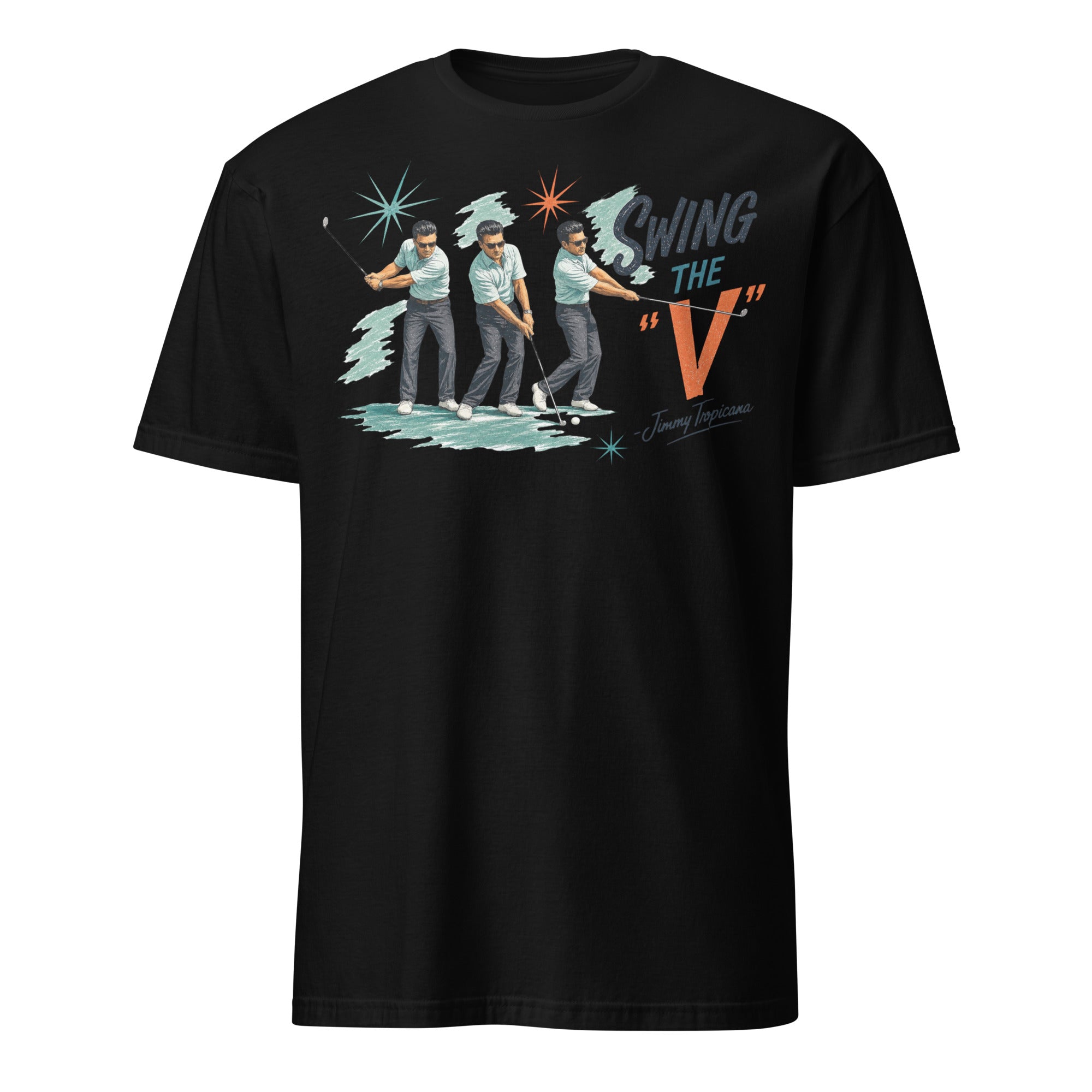 Tropicana Swing the V Short-Sleeve Unisex T-Shirt – Tropicana Golf