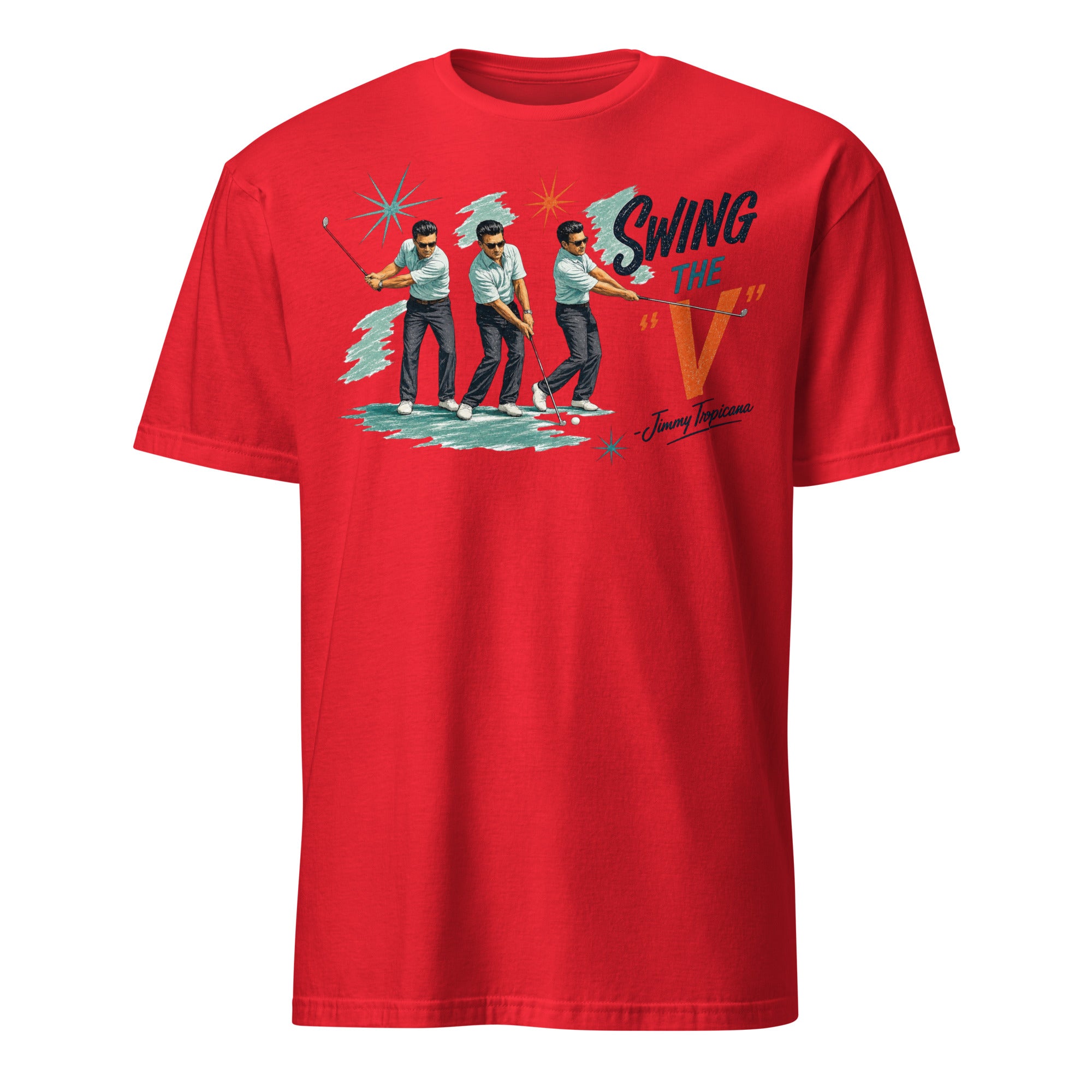 Tropicana Swing the V Short-Sleeve Unisex T-Shirt – Tropicana Golf
