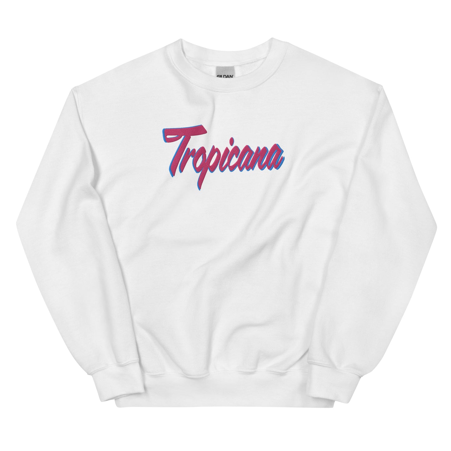 Tropicana Deco Embroidered Unisex Sweatshirt