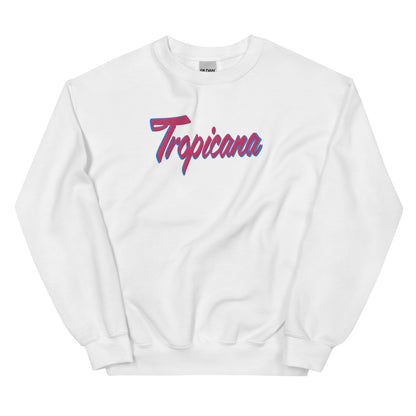 Tropicana Deco Embroidered Unisex Sweatshirt