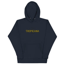 Load image into Gallery viewer, Tropicana Black &amp; Yellow Logo Unisex Hoodie
