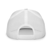 Load image into Gallery viewer, White Hat Green Palma Trucker