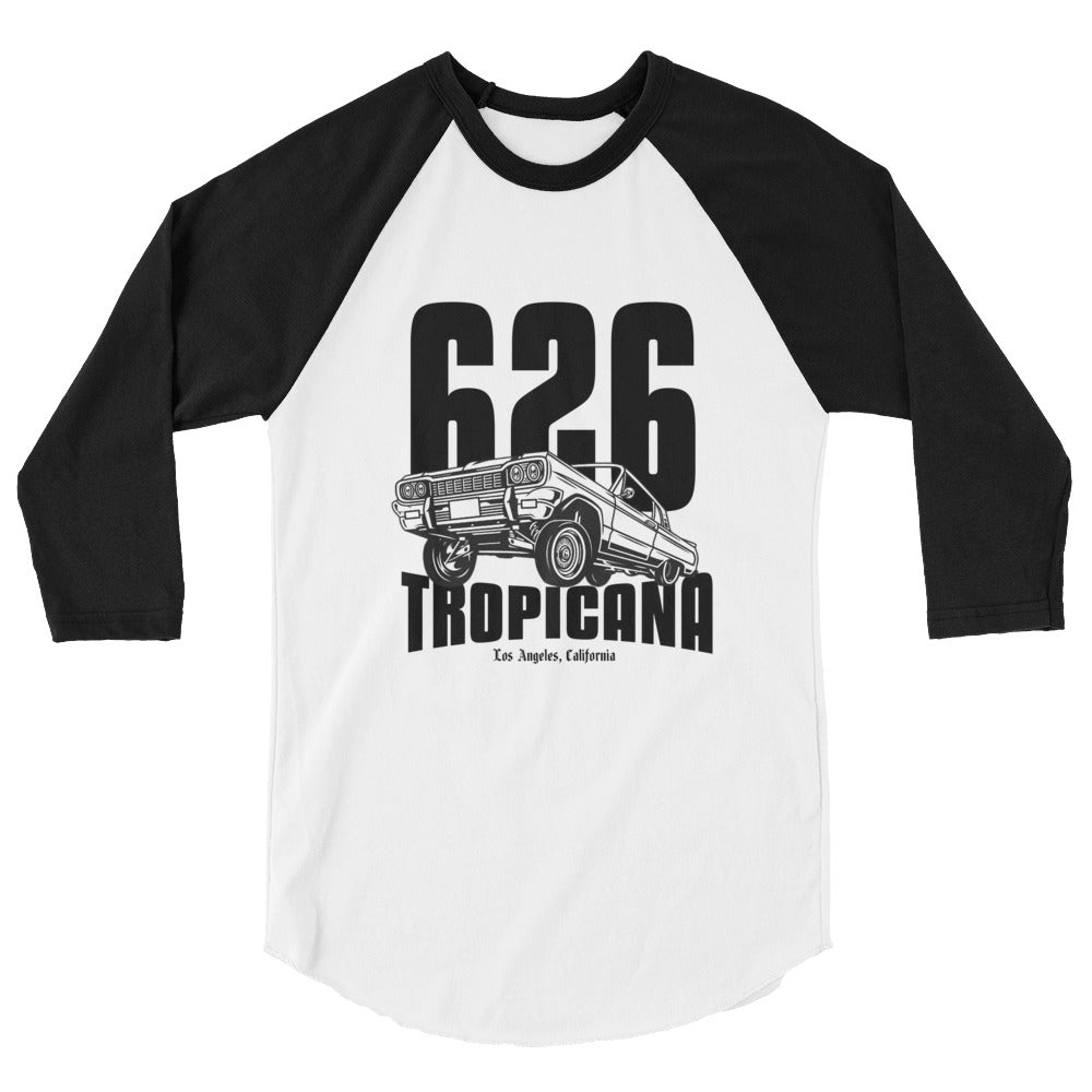 626 TROP 3/4 sleeve raglan shirt